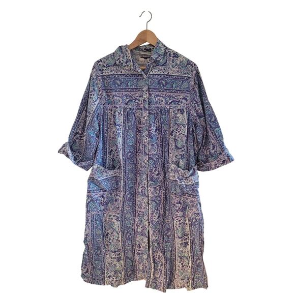 Vintage Midcentury Models Coat Housecoat - Picture 2 of 7